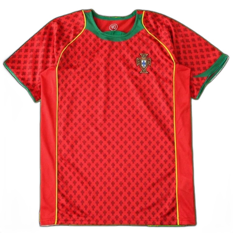 2004 season Portugal home retro Fan version