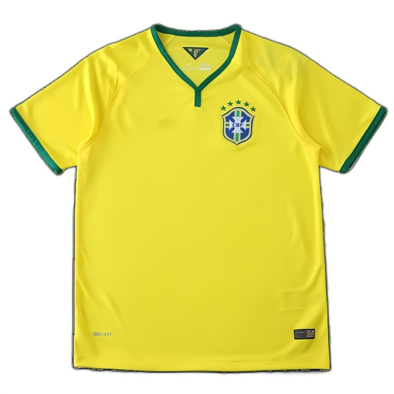 2014 season Brazil home retro Fan version