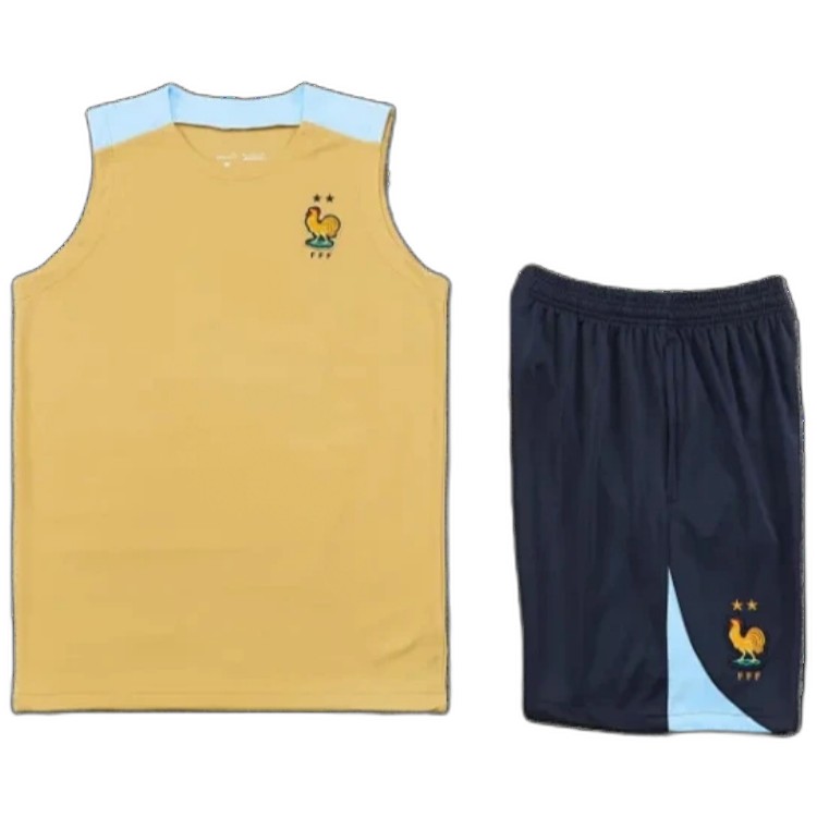 2425 France Training clothes suit vest Fan version