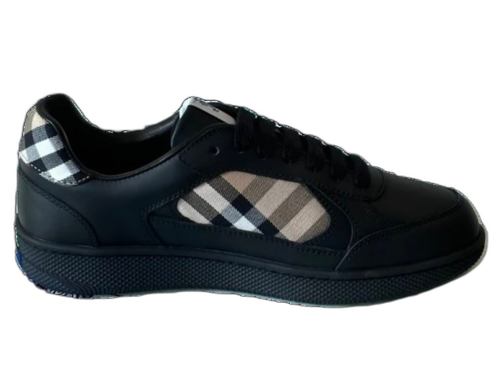 Burberry Embossed Plaid Sneakers