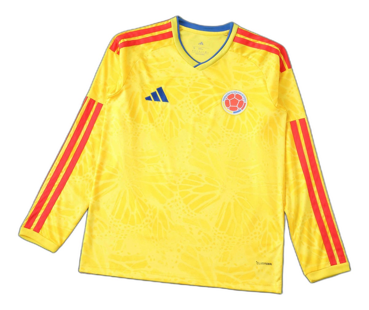 2026 FIFA World Cup Colombia home Long sleeved Fan version