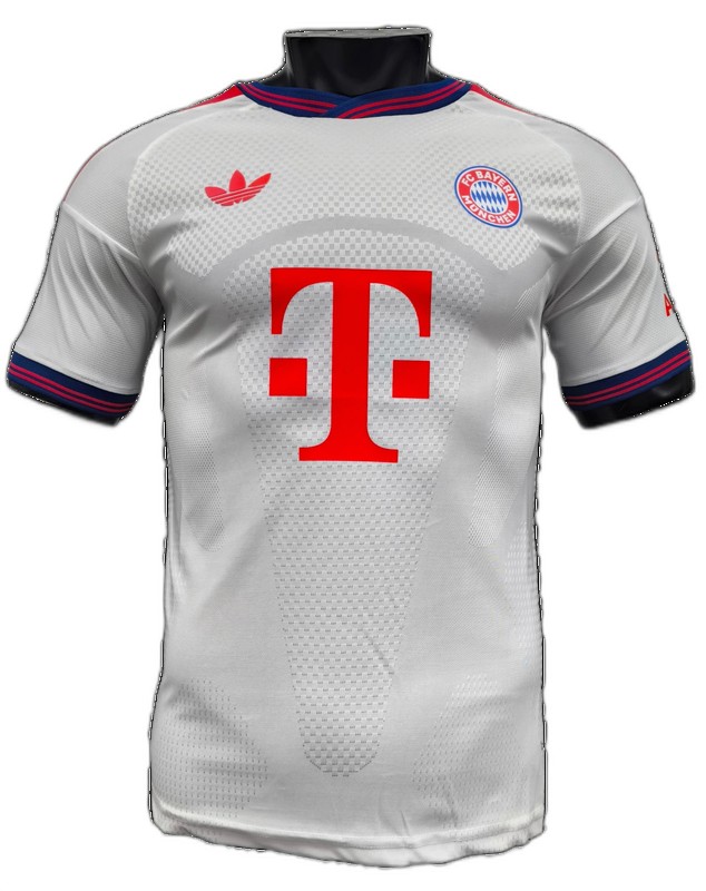 2627 Season White Bayern Munich Jersey Player Version