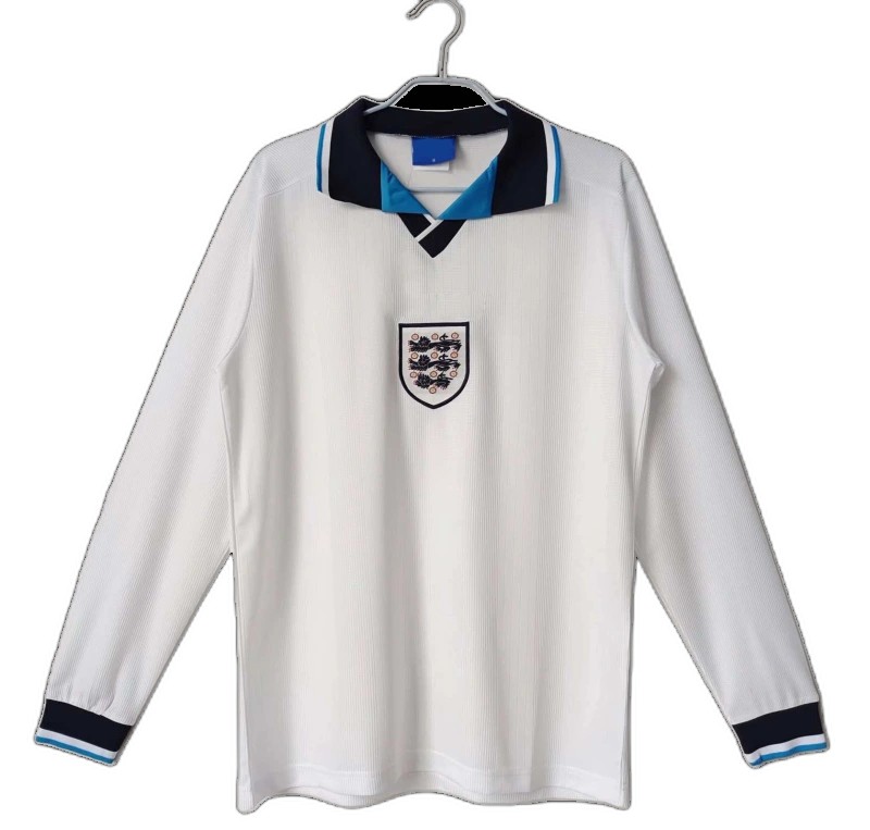 1996 season England home Long sleeved Retro Fan version