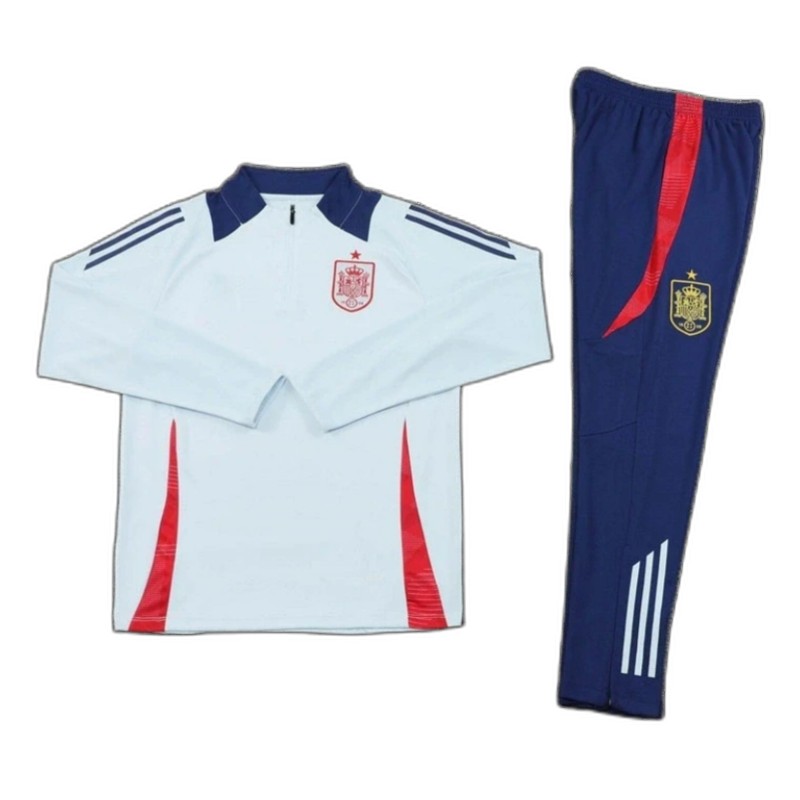 2425 Spain white Training suit set