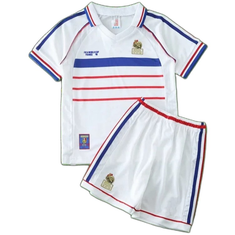 1998 France away retro Kids kit