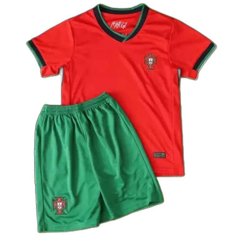 2024 UEFA Portugal home Kids kit