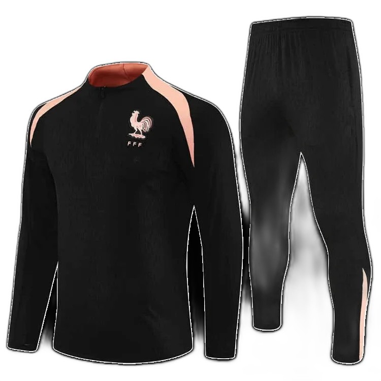 2526 season France Half zip training suit set