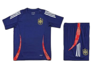 2425 Spain Training clothes suit Short sleeve Fan version