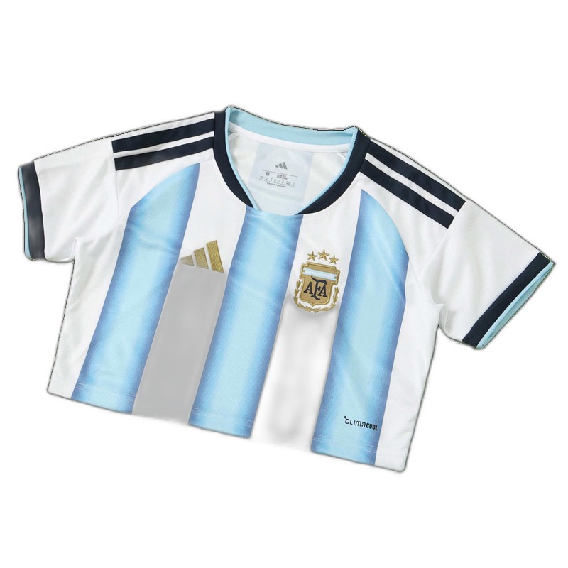 2026 FIFA World Cup Argentina Home Cropped Jersey