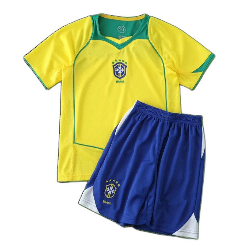 2004 Brazil home retro Kids kit