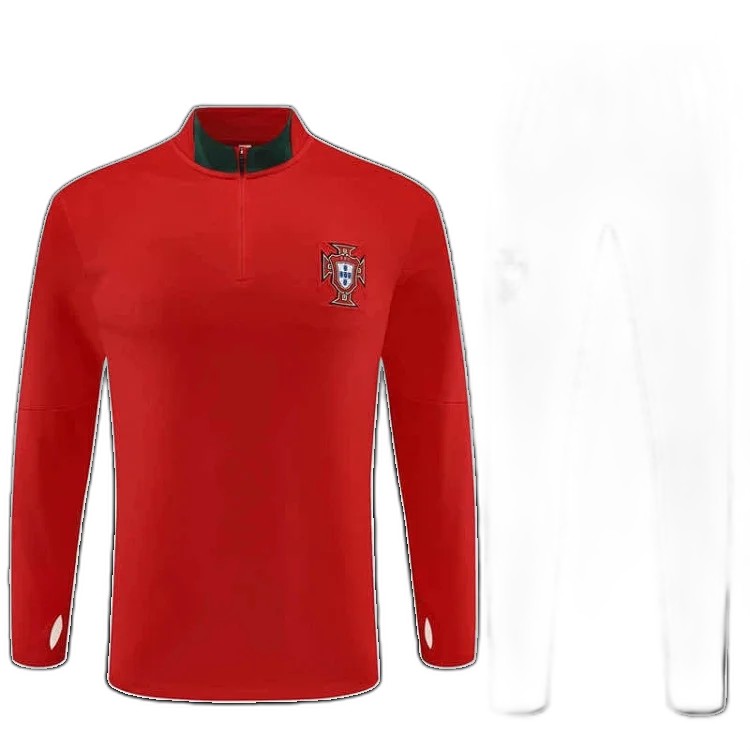2526 season Portugal Half zip training suit set