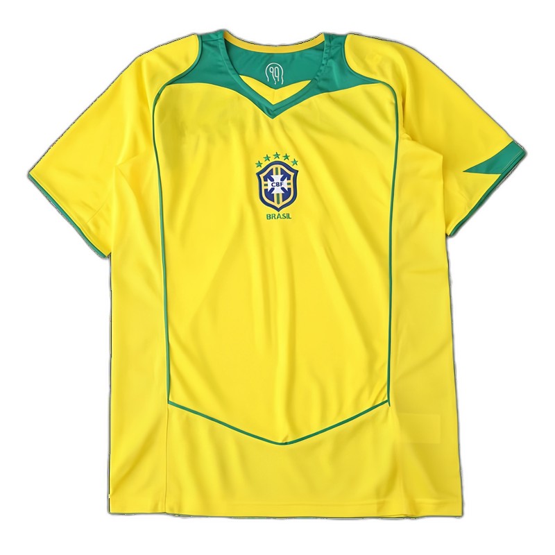 2004 season Brazil home retro Fan version
