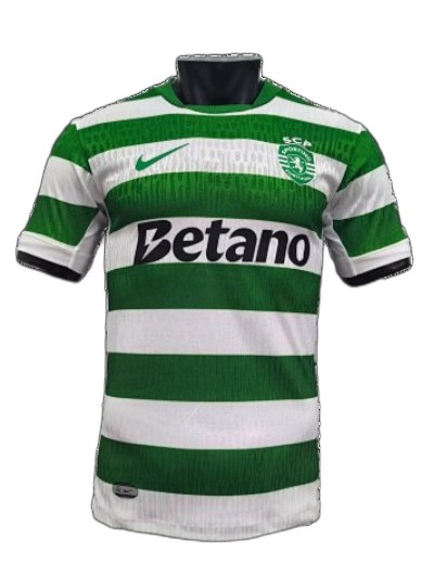 2526 Season Sporting Lisbon Home Player Edition Jersey