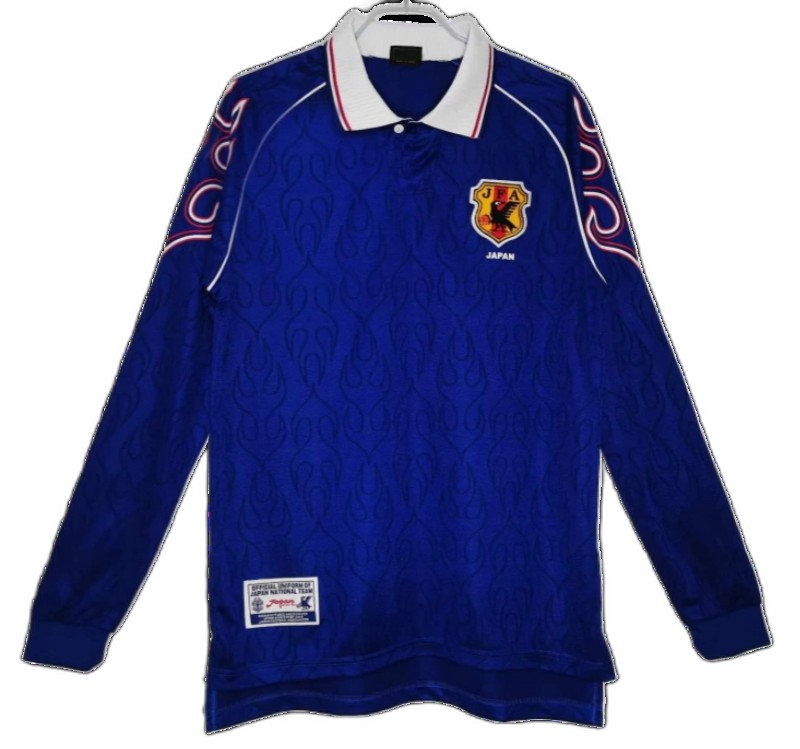 1998 season Japan home Long sleeved Retro Fan version