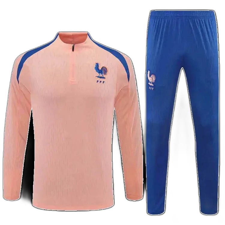 2526 season France Half zip training suit set