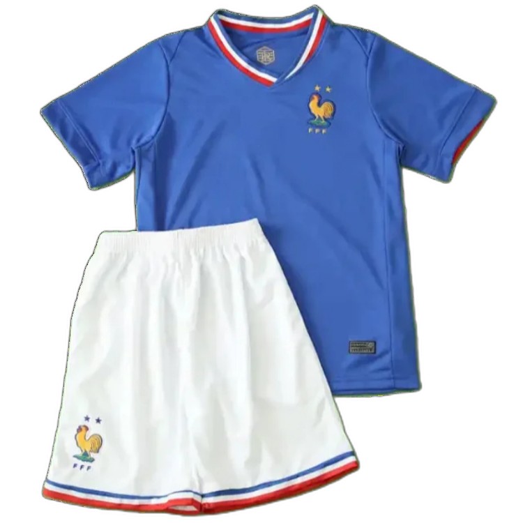 2024 UEFA France home Kids kit