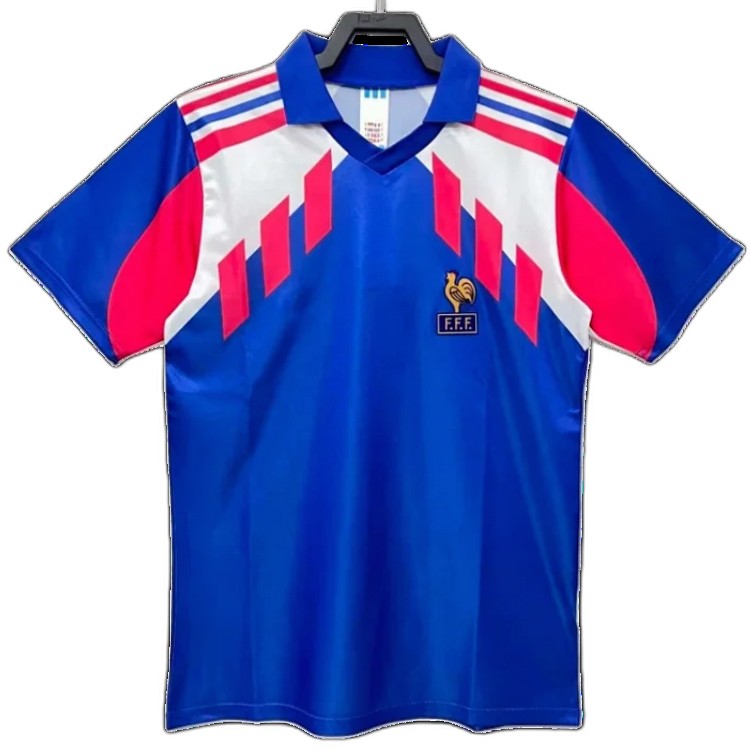 1990 season France Home retro Fan version