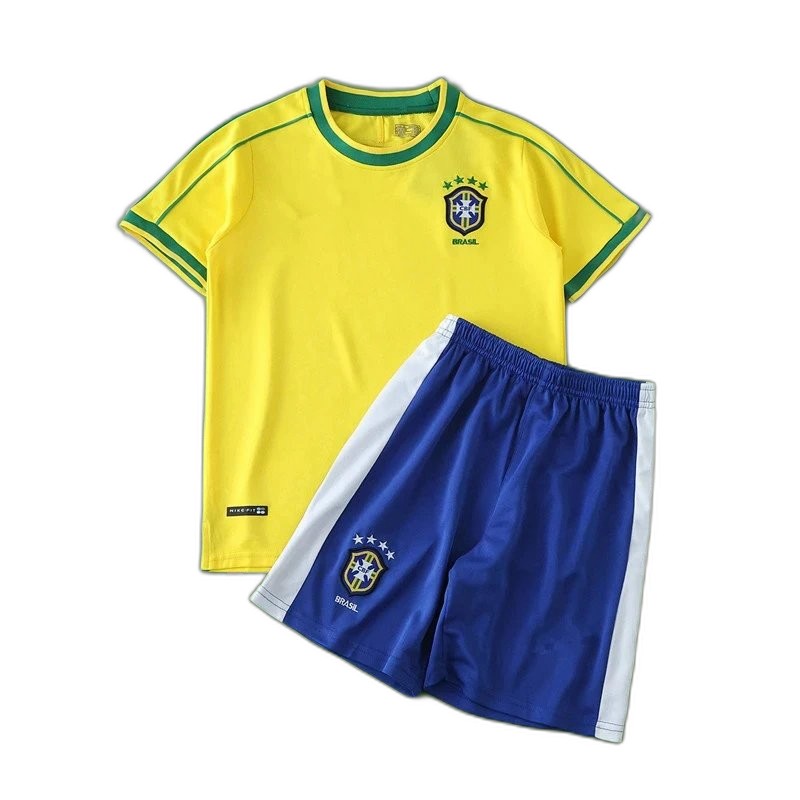 1998 Brazil home retro Kids kit