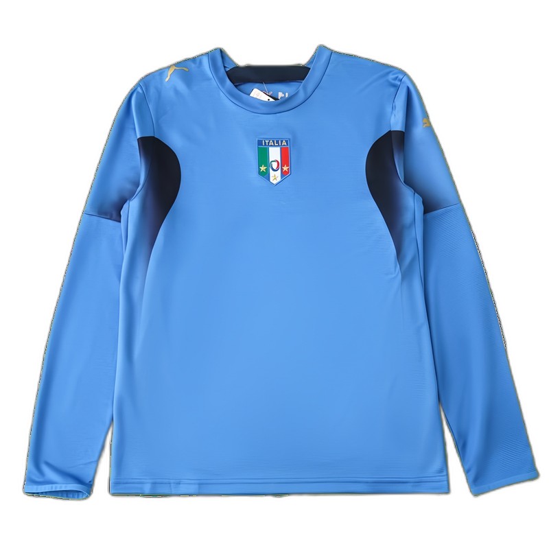 2006 season Italy home Long sleeved retro Fan version