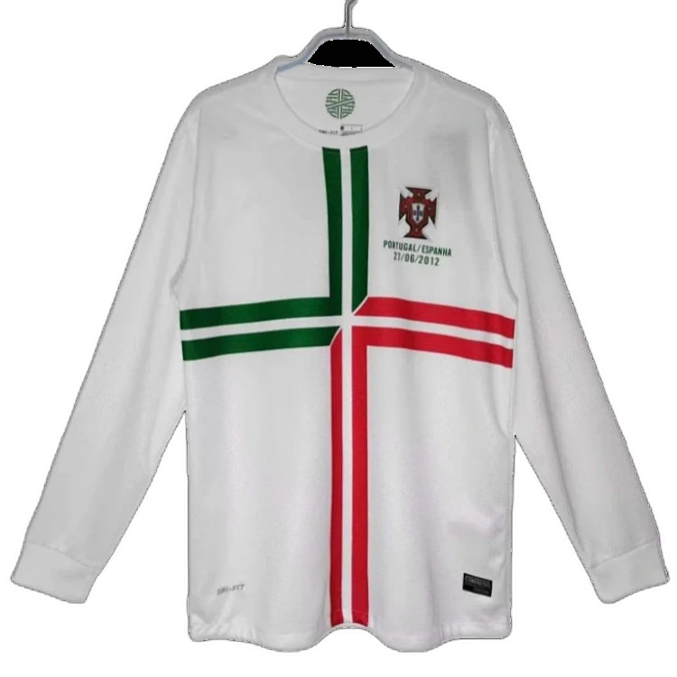 1213 season Portugal away Long sleeved Retro Fan version