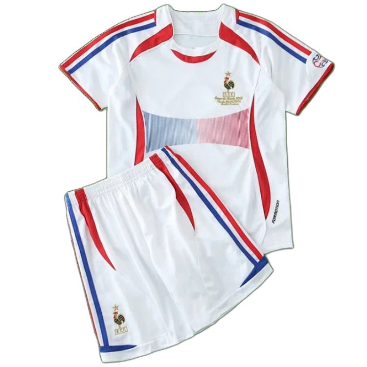 2006 France away retro Kids kit