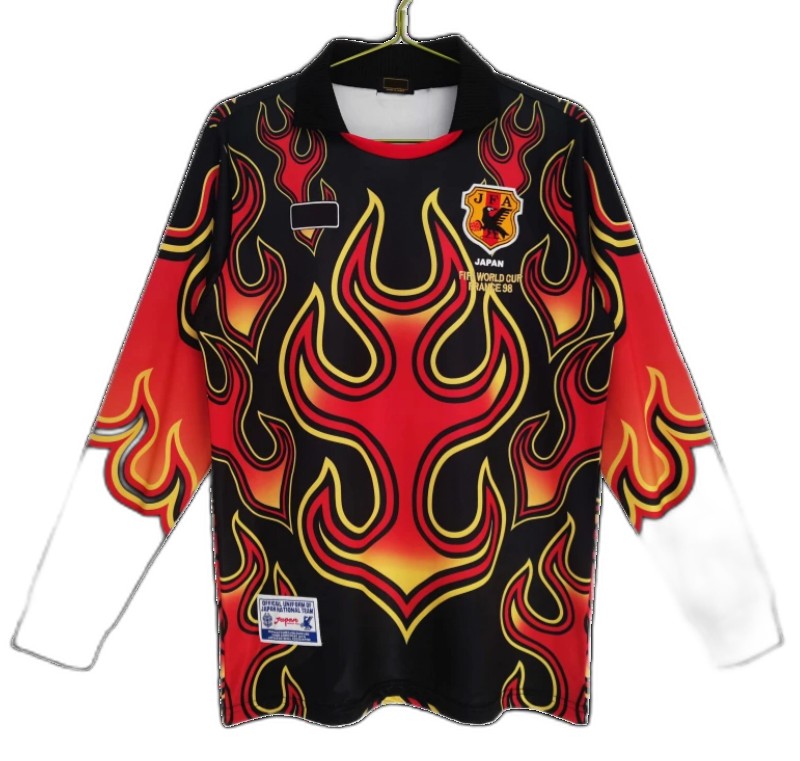 1998 Japan Goalkeeper goalkeeper long seleeve retro Fan version