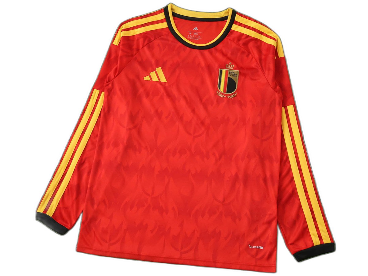 2026 FIFA World Cup Belgium home Long sleeved Fan version