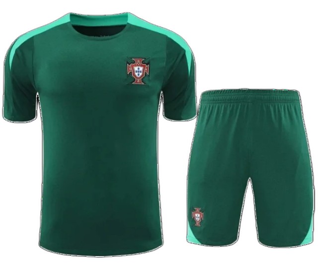 2425 Portugal Training clothes suit Short sleeve Fan version