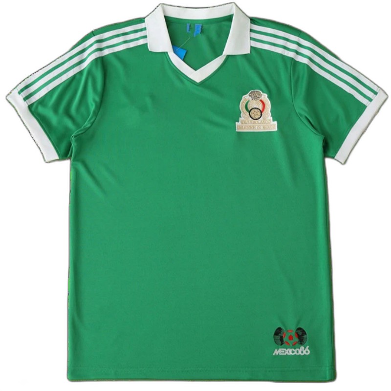 1986 season Mexico home retro Fan version
