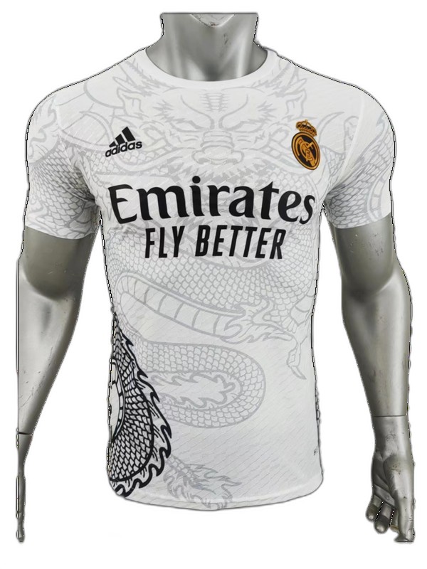 Special Edition White Real Madrid Jersey Player Version