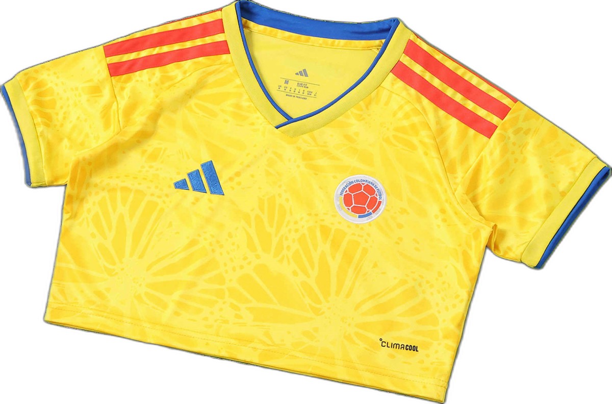 2026 FIFA World Cup Colombia Home Cropped Jersey